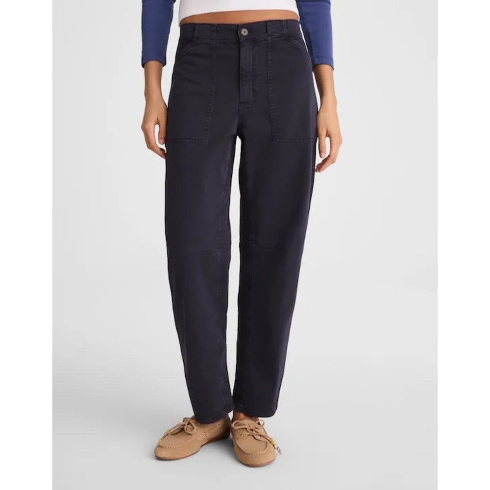 Madewell The Darted Barrel Leg Utility Pants Size 27